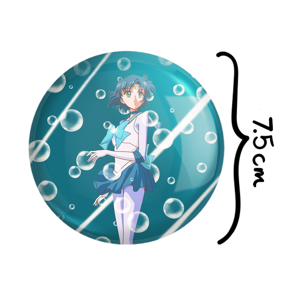 آینه جیبی خندالو طرح امی میزونو انیمه سیلور مون Sailor Moon مدل تاشو کد 17428