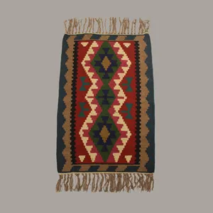گلیم دستباف نیم متری کد 06