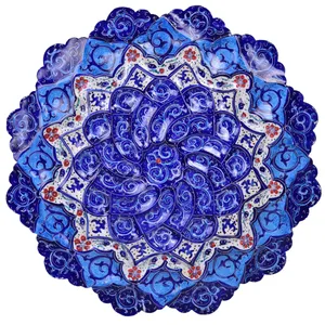 بشقاب میناکاری مدل گنبد دوار کد 20