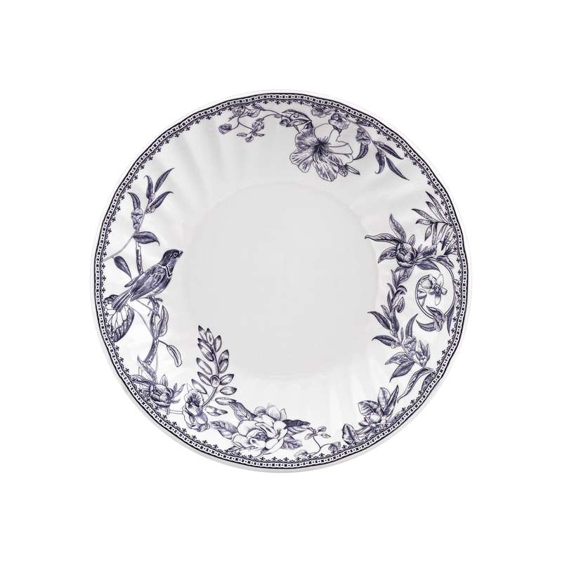 بشقاب خورش خوری گلدکیش طرح لوتوس مدل GK701140-1 بسته 6 عددی