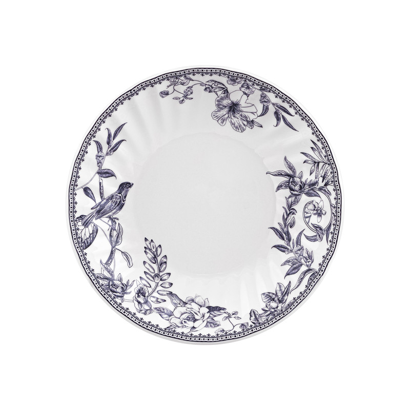 بشقاب خورش خوری گلدکیش طرح لوتوس مدل GK701140-1 بسته 6 عددی