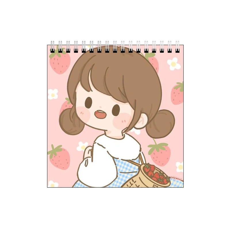 دفتر طراحی طرح دختر توت فرنگی کد 8502696