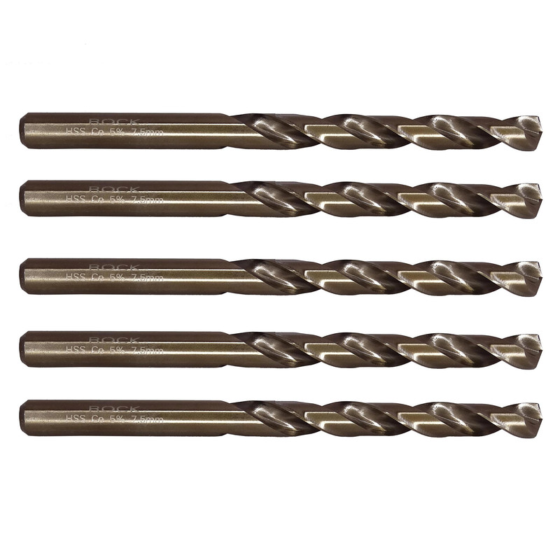 مته فلز کبالت راک مدل ART-RK-7.5mm- سایز 7.5 میلی متر مجموعه 5 عددی