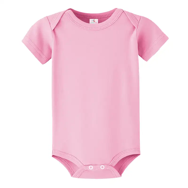 بادی آستین کوتاه نوزادی ایزی دو مدل ED048 بسته 5 عددی