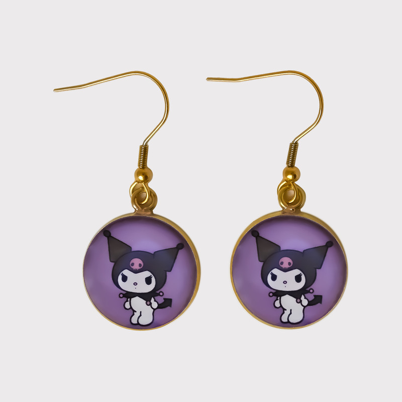 گوشواره دخترانه مدل کرومی کد 352