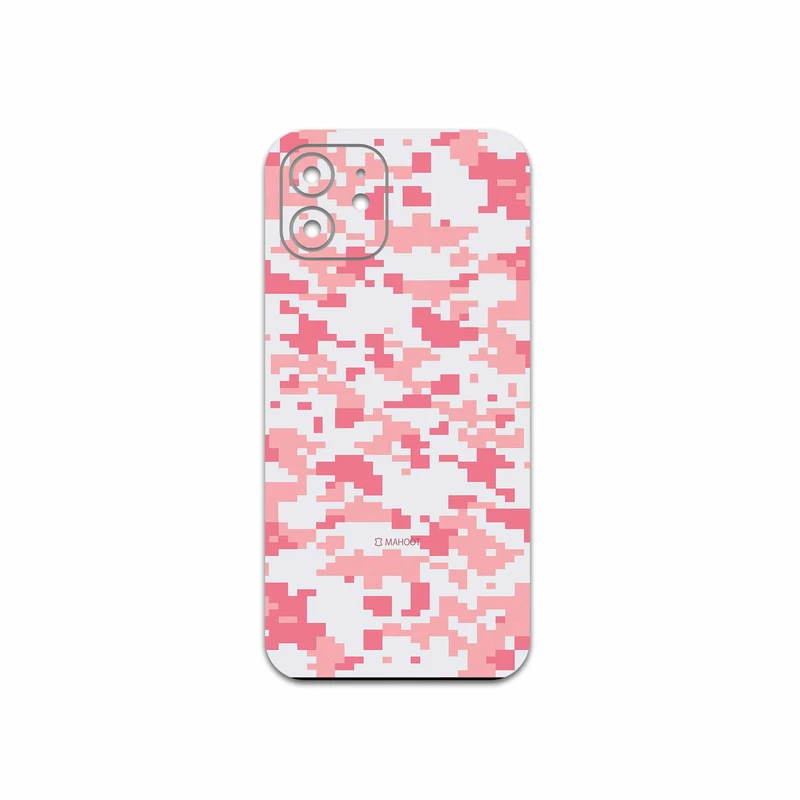 برچسب پوششی ماهوت مدل Army-Pink-pixel مناسب برای گوشی موبایل اپل iPhone 12
