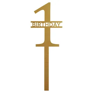 تاپر کیک مدل عدد happy birthday