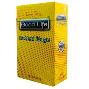 کاندوم گودلایف مدل DOTTED STAGE کد GO02 بسته 12 عددی 