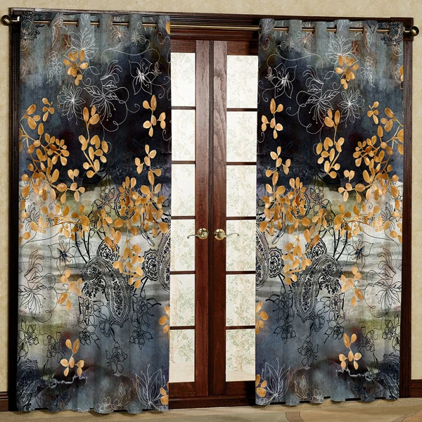 پرده مدل مخمل پانچی کد 6462 سایز 280x140 سانتی متر