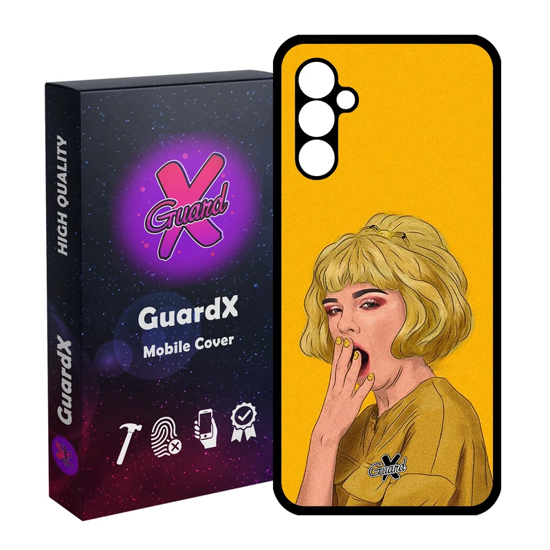 کاور گارد ایکس طرح Girl مدل Glass10311 مناسب برای گوشی موبایل سامسونگ Galaxy A24/A24 4G/M34 5G