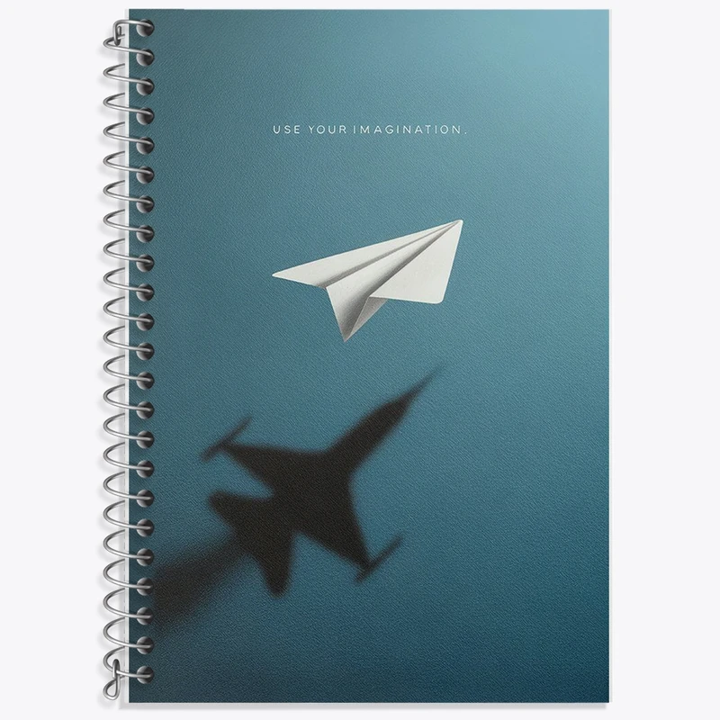 دفتر زبان 50 برگ خندالو مدل دو خط طرح فانتزی کد F1721