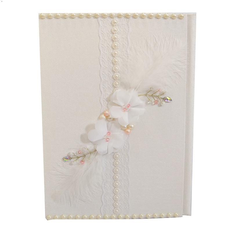 دفتر بله برون مدل پر و گل کد 103