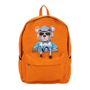 کوله پشتی مدل Bear کد 122155 رنگ نارنجی