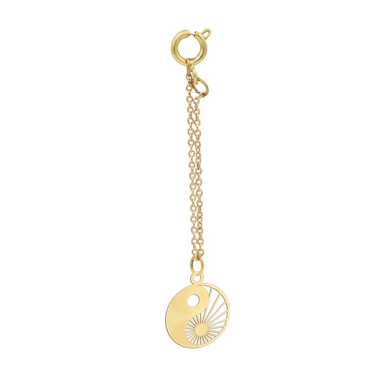 آویز ساعت طلا 18 عیار زنانه شمیم گلد گالری مدل اسلیمی F38