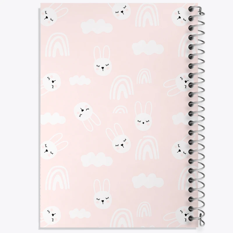 دفتر شطرنجی 50 برگ خندالو مدل خرگوش کیوت کد N408