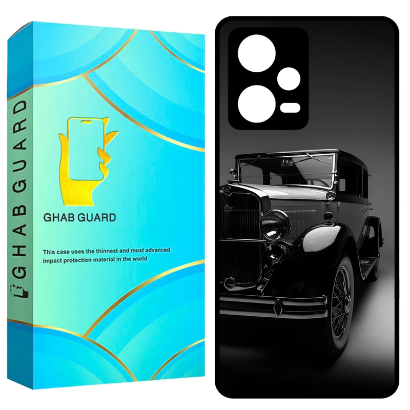 کاور قاب گارد طرح ماشین مدل GCHPN12P مناسب برای گوشی موبایل شیائومی Redmi Note 12 Pro 5G