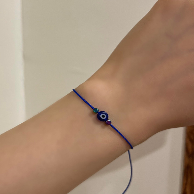 پابند زنانه مدل چشم زخم و حدید