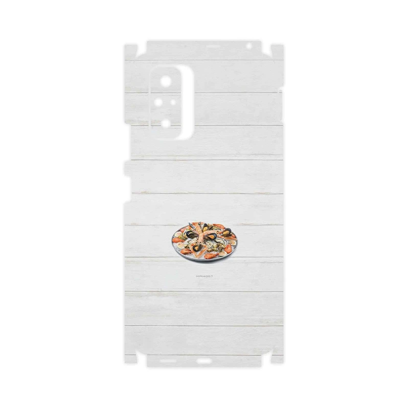 برچسب پوششی ماهوت مدل Seafood-FullSkin مناسب برای گوشی موبایل شیائومی Redmi Note 10 Pro