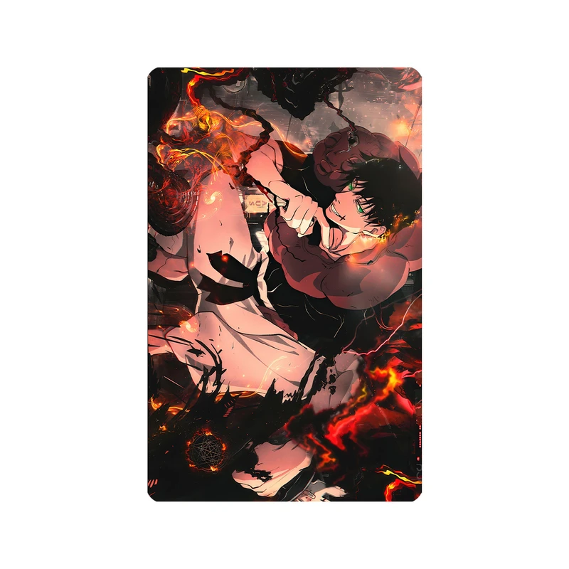 استیکر کارت مدل انیمه طرح جوجوتسو کایسن توجی فوشیگورو Jujutsu Kaisen Toji Fushiguro کد 5270