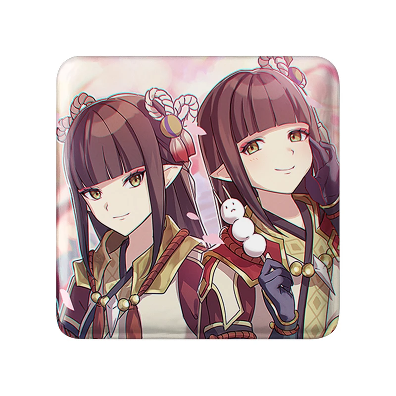 مگنت خندالو طرح بازی شکارچی هیولا (Monster Hunter) مدل مربعی کد 33187