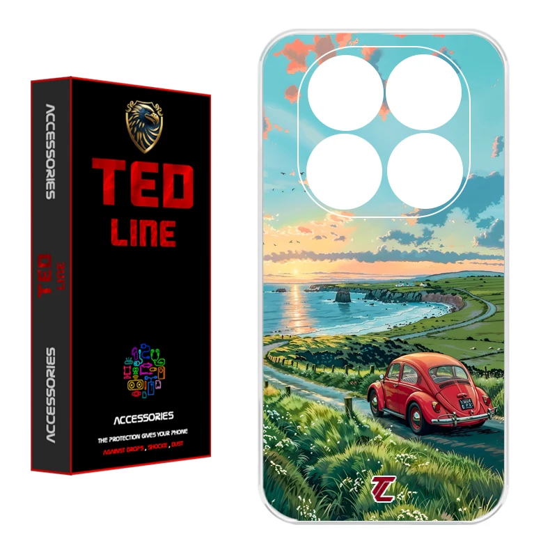 کاور تدلاین طرح ماشین فولکس کد 1169 مناسب برای گوشی موبایل شیائومی Redmi Note 14 Pro Plus 5G