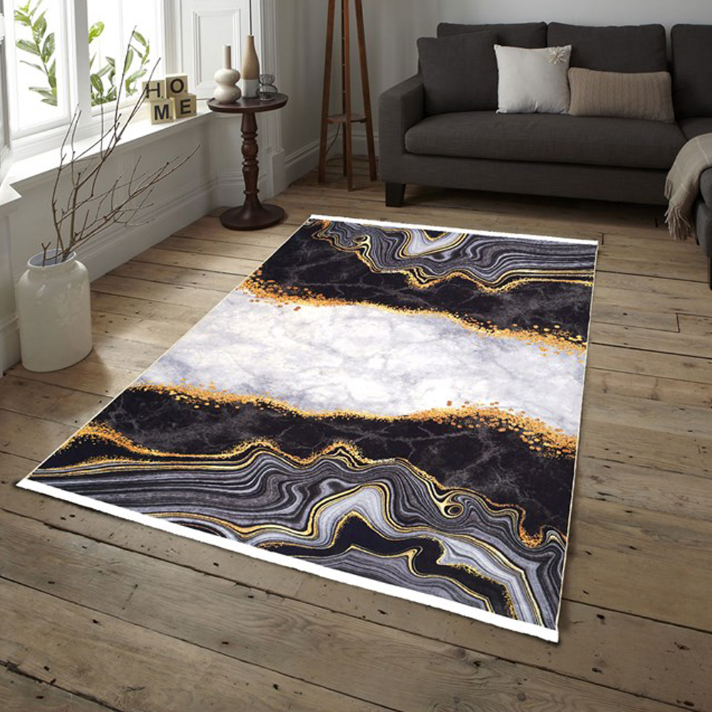 فرش ماشینی محتشم طرح مدرن کد 300104