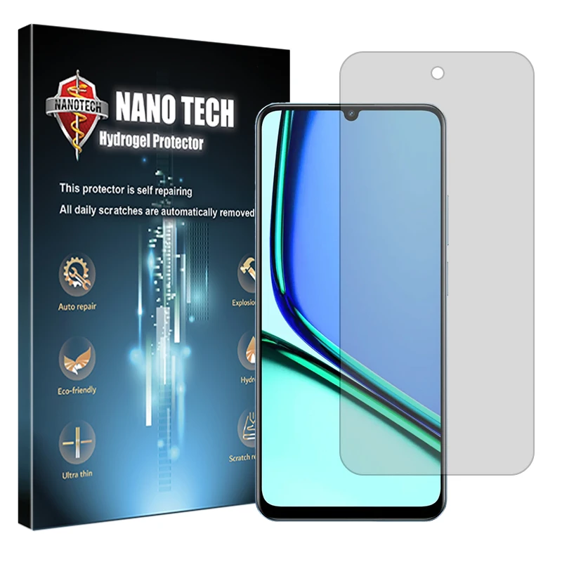 محافظ صفحه نمایش شفاف نانو تک مدل Tough مناسب برای گوشی موبایل ریلمی Note 60