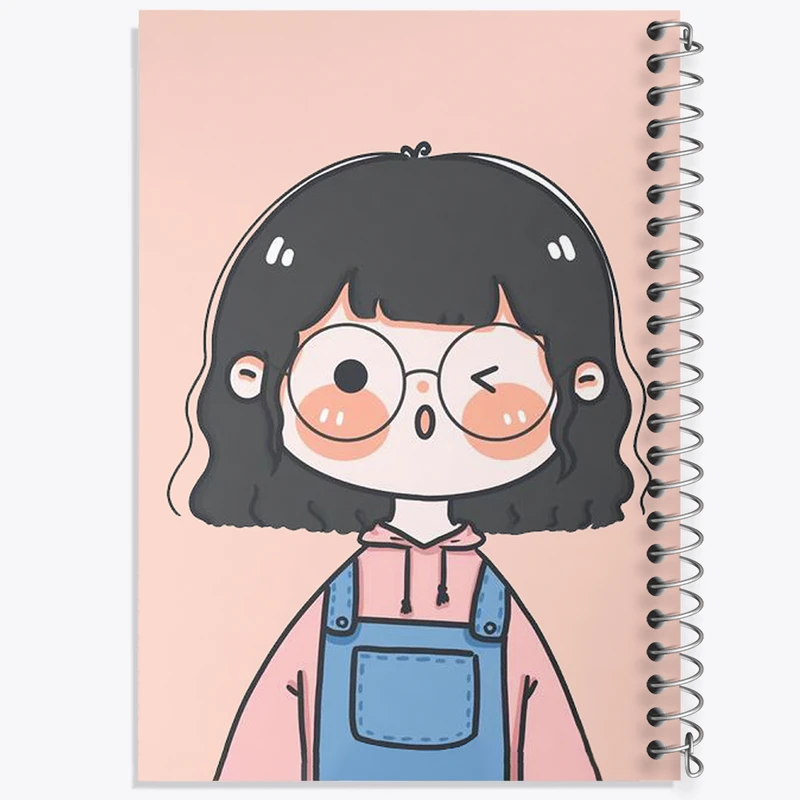 دفتر لیست خرید 50 برگ خندالو طرح دخترانه کیوت کد N2175