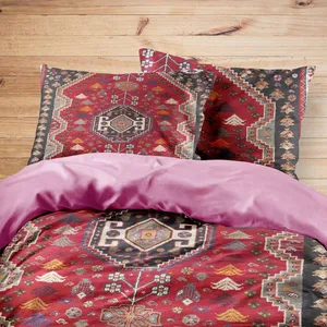 سرویس روتختی مدوپد طرح فرش شیراز مدل C-Shiraz25 یک نفره 4 تکه