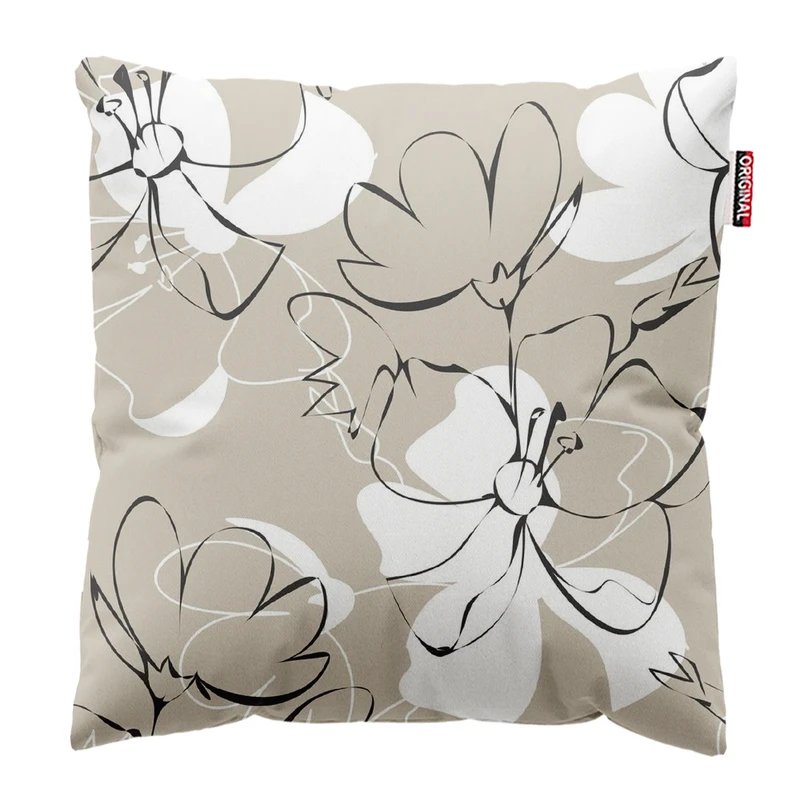 کوسن پاد آفرین مدل گل و برگ کد PK403136 سایز 40*40 سانتی متر