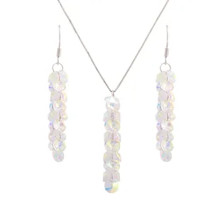 نیم ست نقره زنانه سواروسکی کد M3036