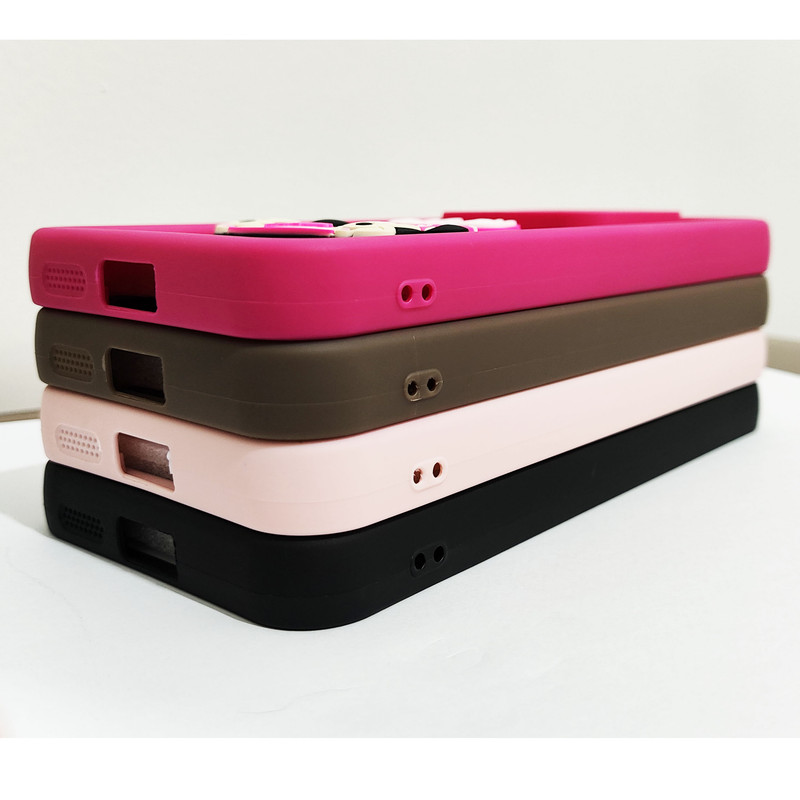 کاور موفی مدل Silicone Puffer Minni Mouse Strap مناسب برای گوشی موبایل سامسونگ Galaxy A52 به همراه بندآویز