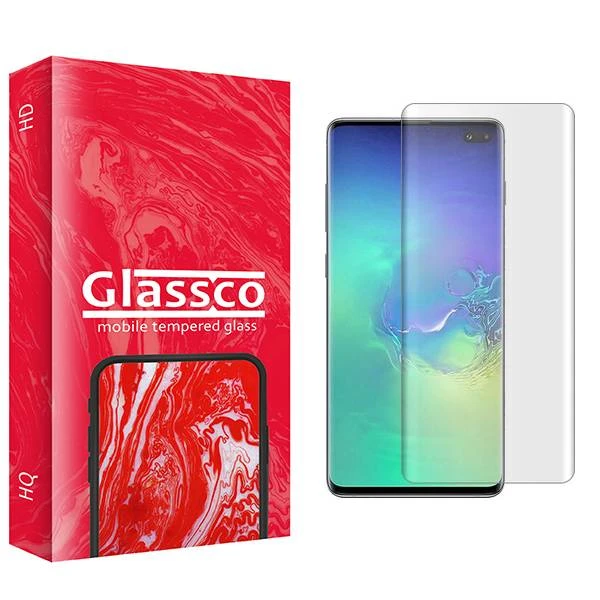 محافظ صفحه نمایش گلس کو مدل CGo1 UV مناسب برای گوشی موبایل سامسونگ Galaxy S10 Plus