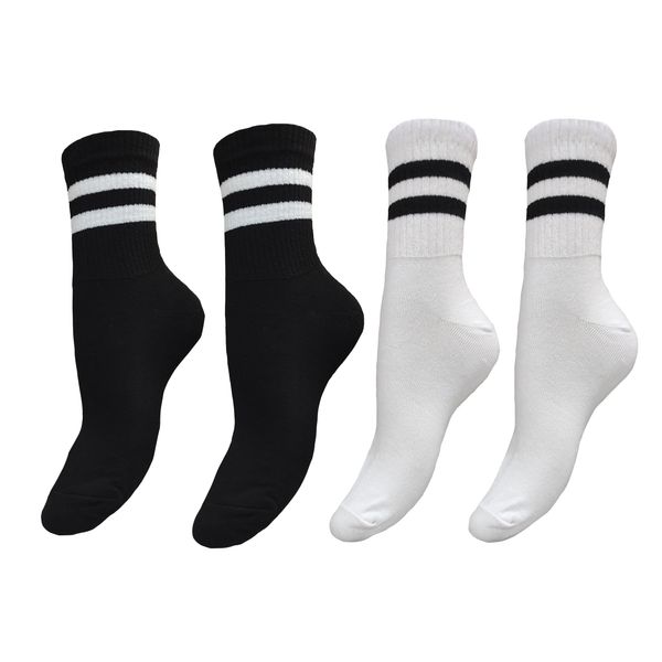 جوراب ورزشی ساق بلند زنانه مدل SPORT 404SM مجموعه 2 عددی