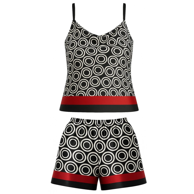 لباس خواب زنانه لیدی سکرت مدل ساتن کد 5506-5