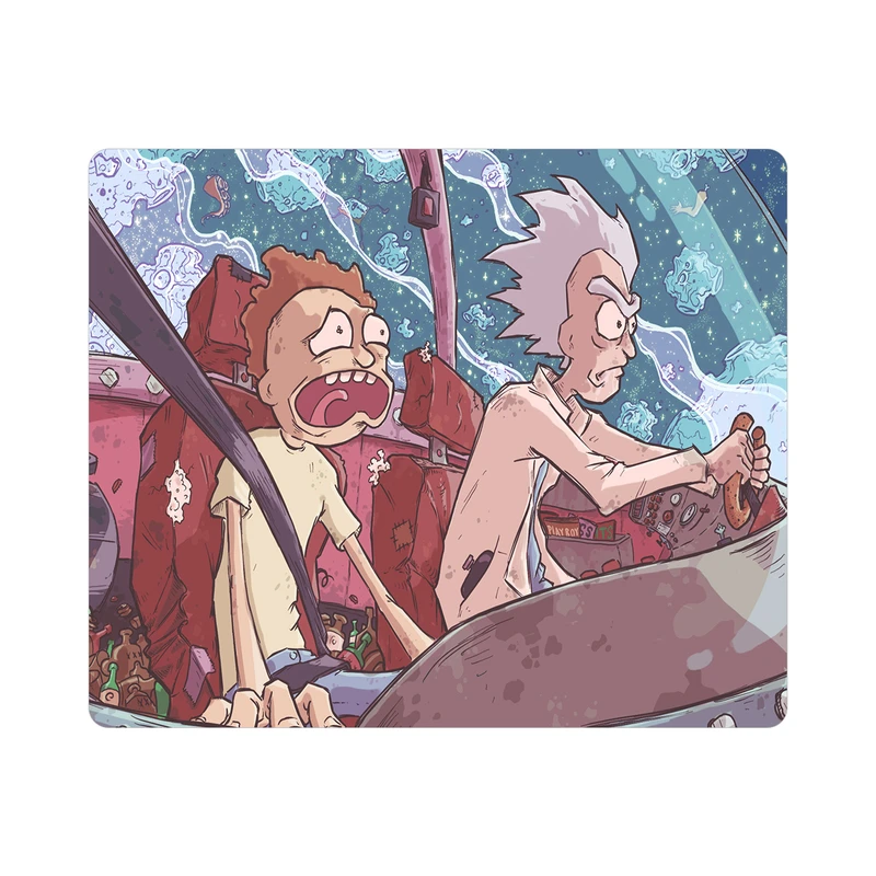 ماوس پد هومرو مدل  MP1516-SIZE2437 طرح ریک و مورتی