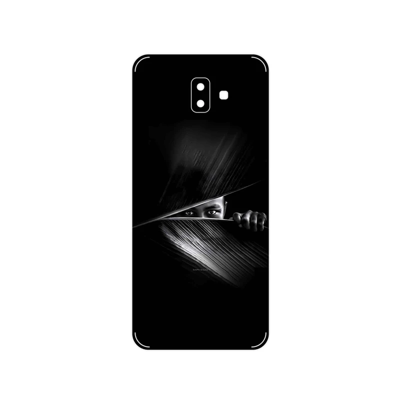 برچسب پوششی ماهوت مدل Black Portrait مناسب برای گوشی موبایل سامسونگ Galaxy J6 Plus