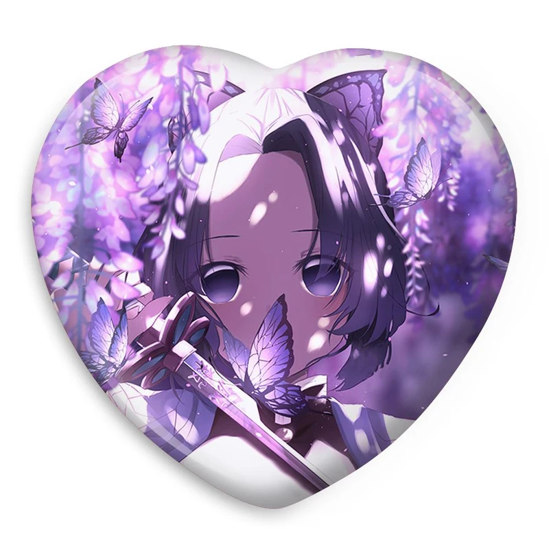 پیکسل خندالو طرح شینوبو کوچو انیمه شیطان کش مدل قلبی کد 13268