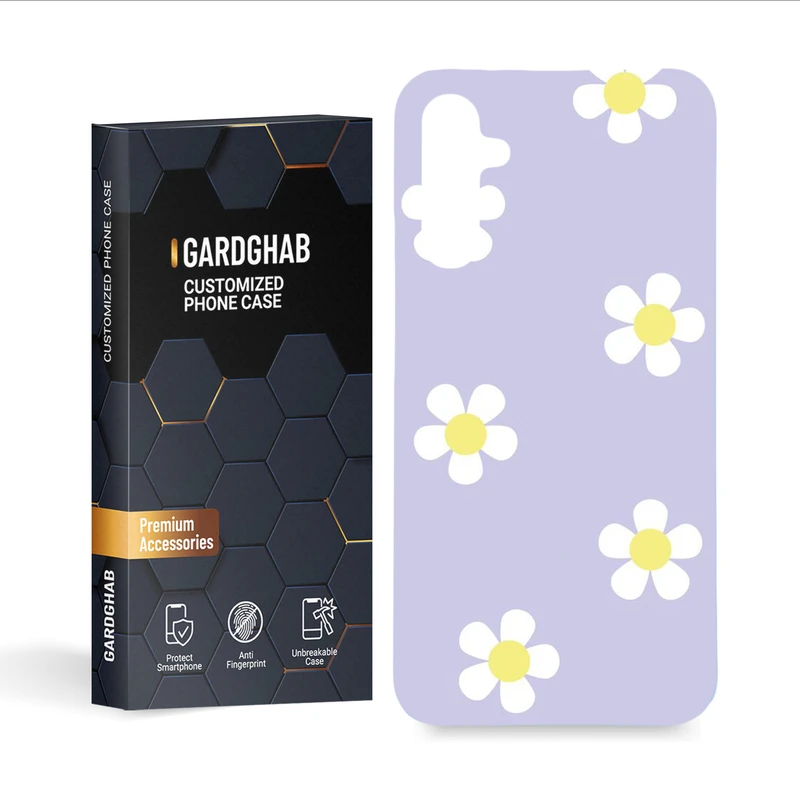    کاور گارد قاب مدل گل مناسب برای گوشی موبایل سامسونگ Galaxy a34 5g