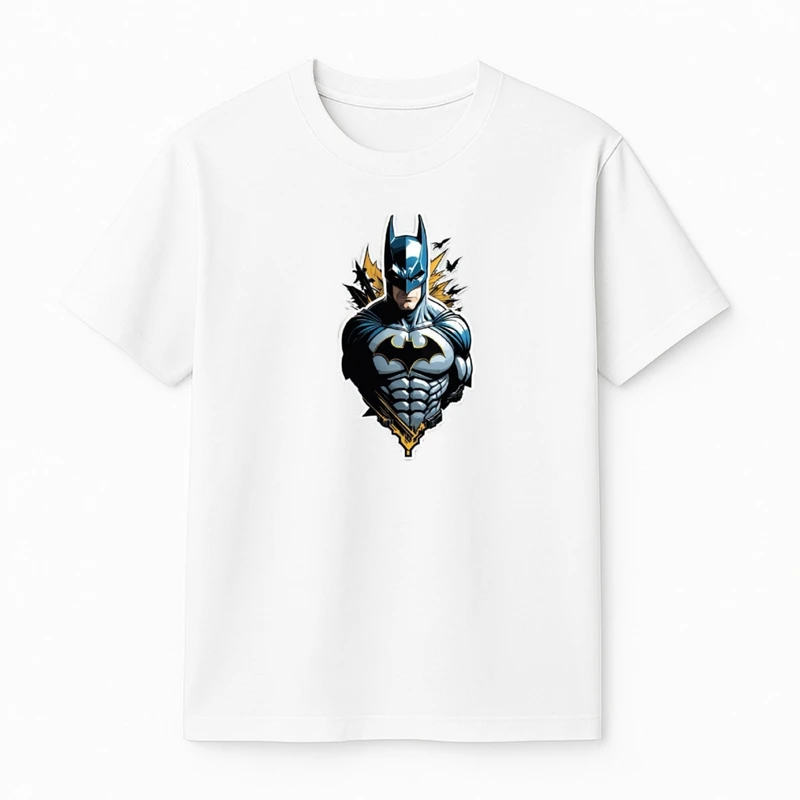 تی‌شرت آستین کوتاه پسرانه مدل بتمن کد v6 