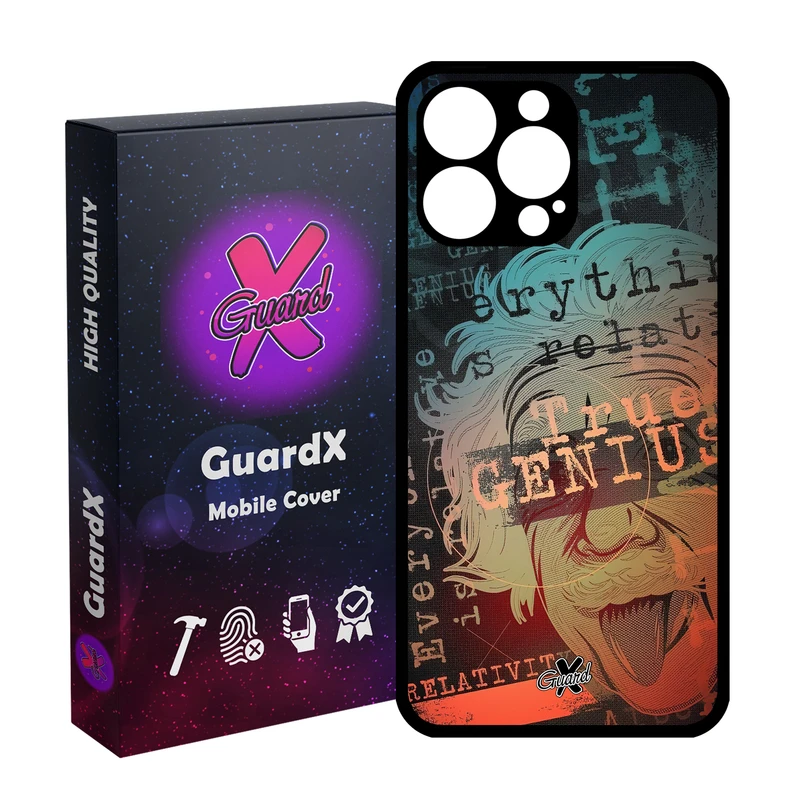 کاور گارد ایکس طرح اینشتین مدل Glass10487 مناسب برای گوشی موبایل اپل iPhone 14 Pro Max