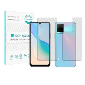 Rock space HyGEL model transparent screen protector suitable for Vivo Y33s mobile phone with back protector