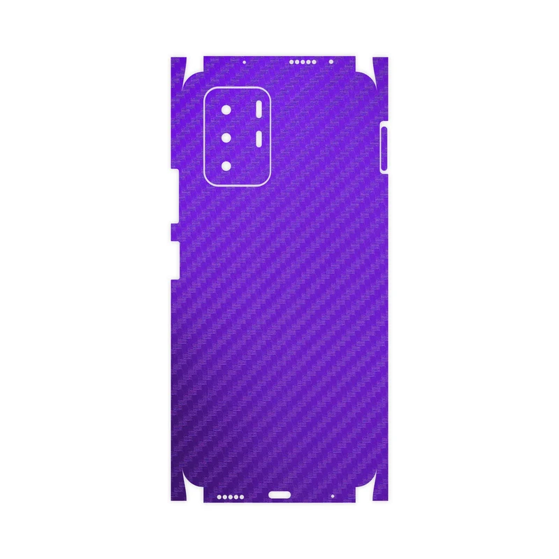 برچسب پوششی ماهوت مدل Purple-Fiber-FullSkin مناسب برای گوشی موبایل شیائومی Redmi Note 10 Pro (China)