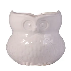 گلدان سرامیکی مدل جغد کد small