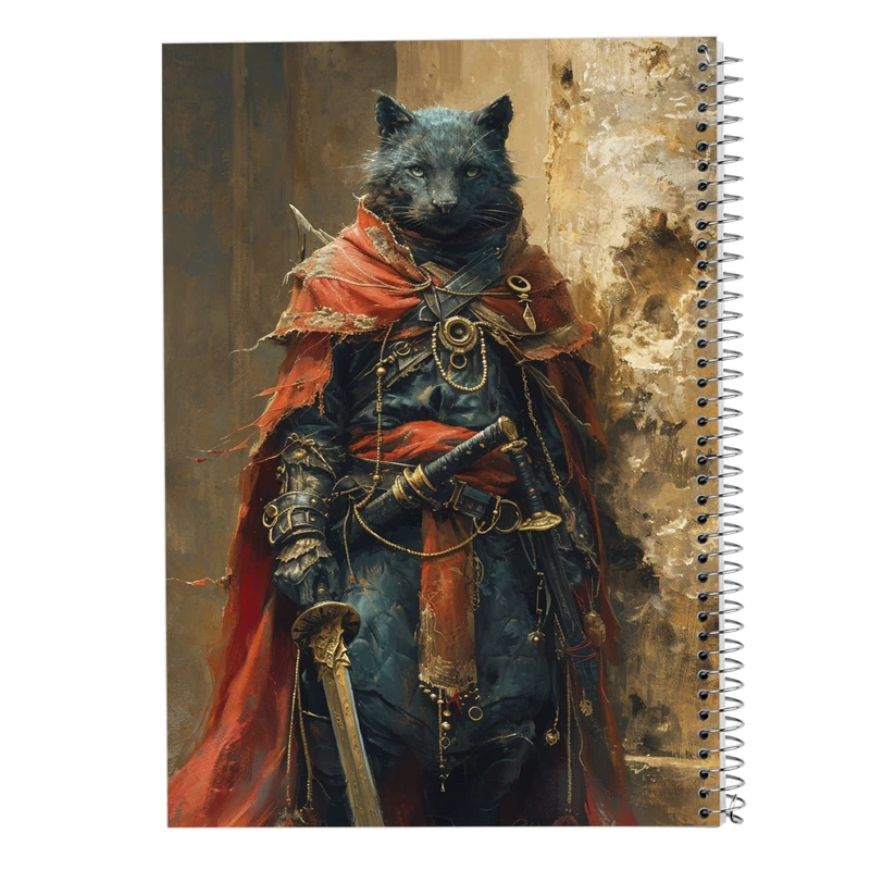 دفتر مشق 100 برگ مدوپد مدل حیوانات جنگجو کد DF14908