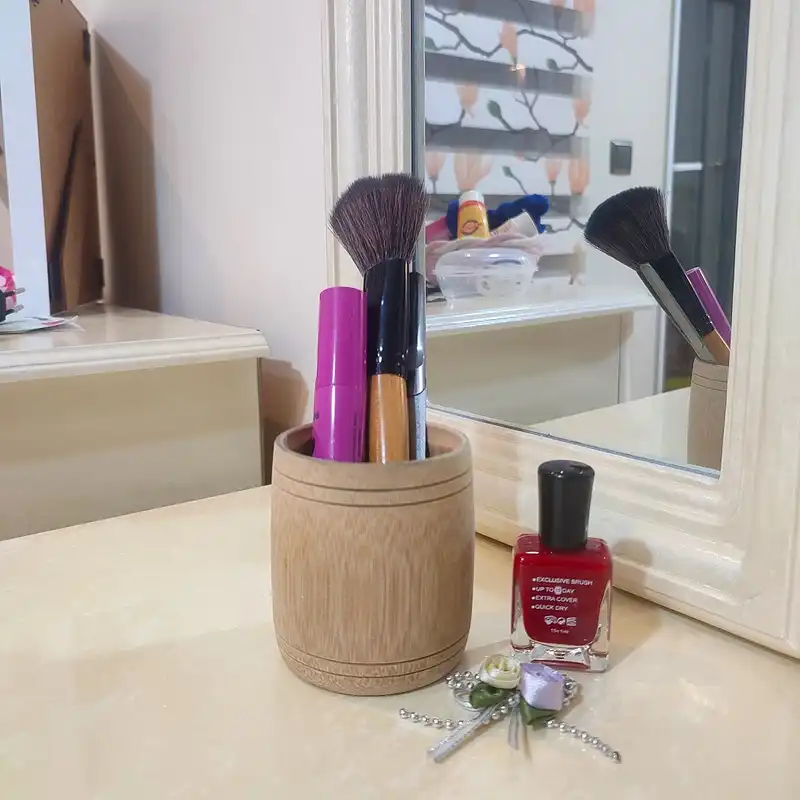 لیوان چوبی مدل بامبو کد 160 بسته 2 عددی