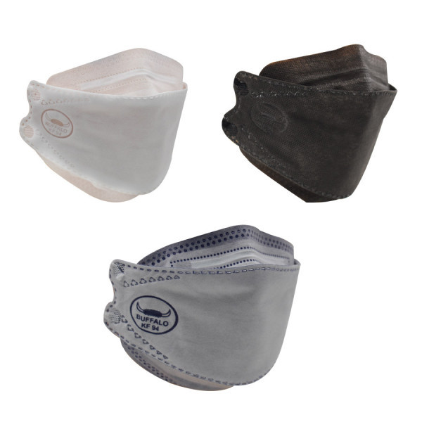 ماسک تنفسی کودک مدل 4 لایه 3 بعدی بوفالو الوان بسته 25 عددی