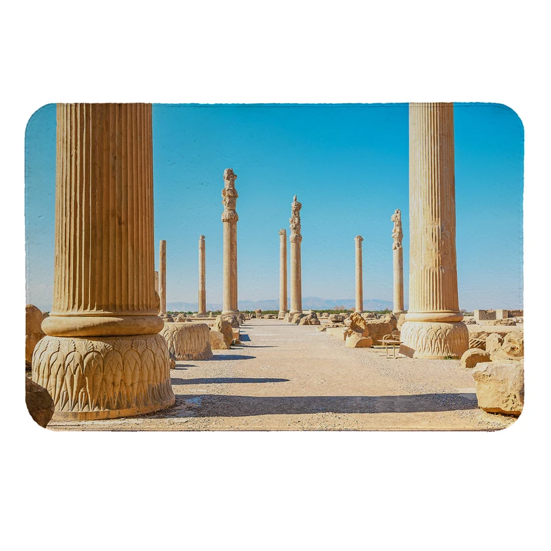 پادری  طرح تخت جمشید کد 116 سایز 50x80 سانتی متر