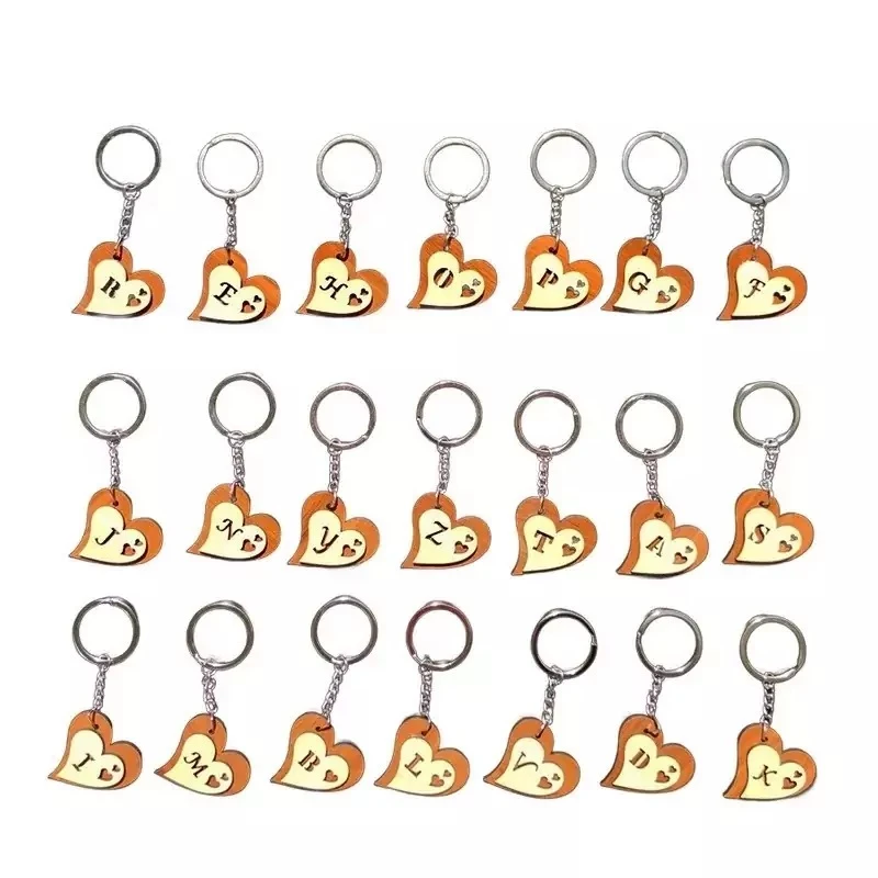 جاکلیدی مدل چوبی دو لایه مجموعه 21 عددی