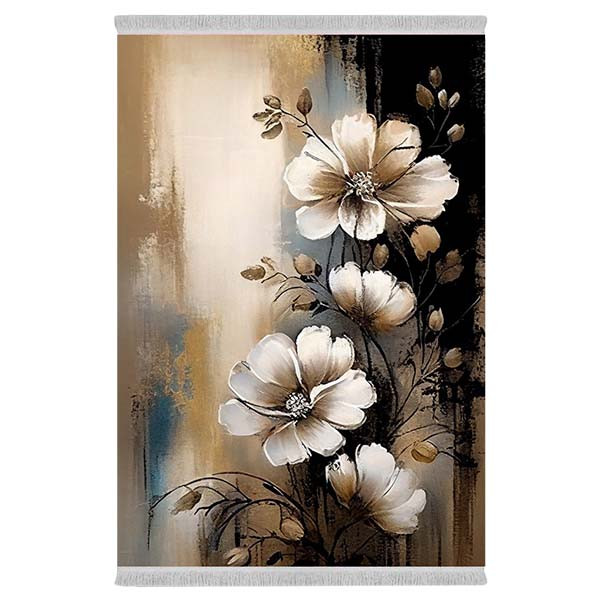 فرش پارچه‌ای دفه مدل  فرشینه طرح مدرن کد  286